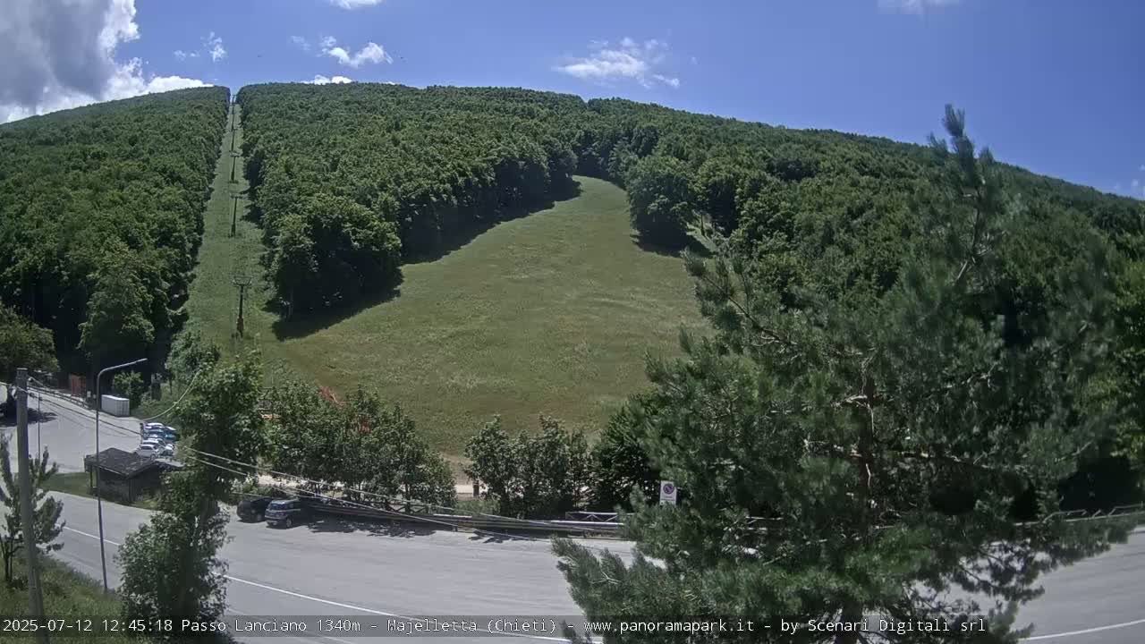 Majelletta, Passo Lanciano Ski Slope Live Cam - Chitei, Abruzzo, Italy