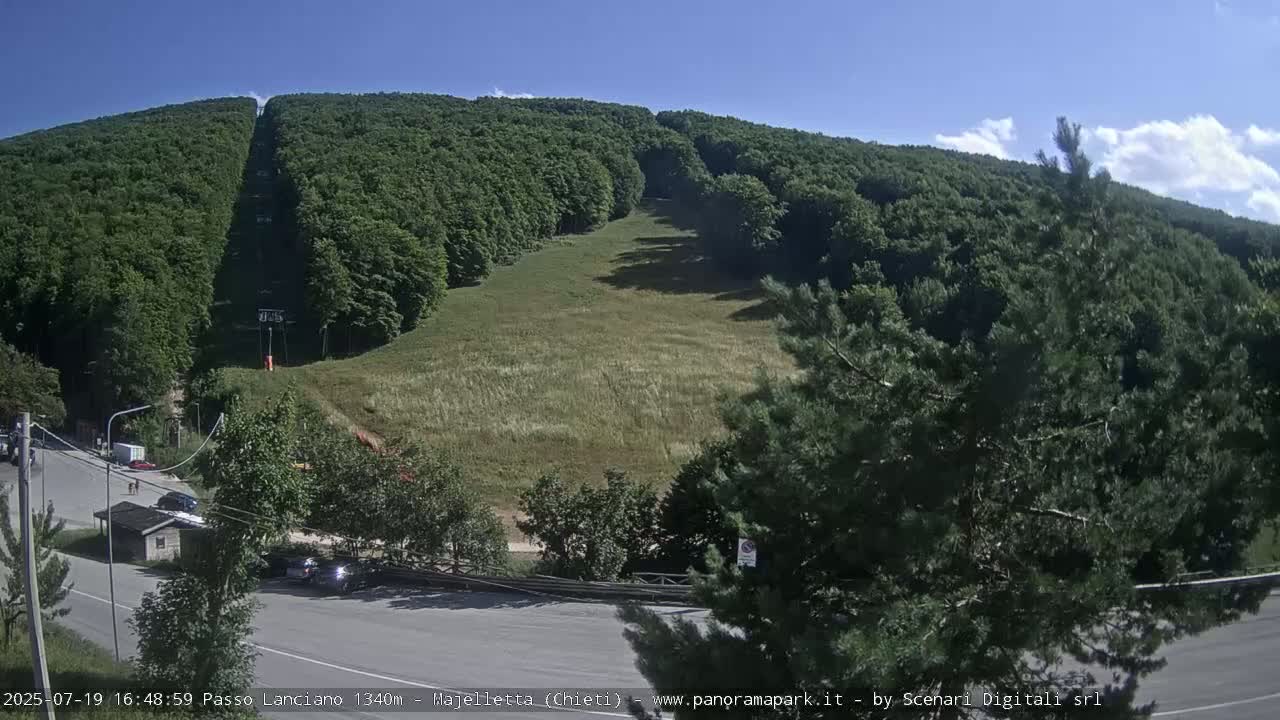 Majelletta, Passo Lanciano Ski Slope Live Cam - Chitei, Abruzzo, Italy