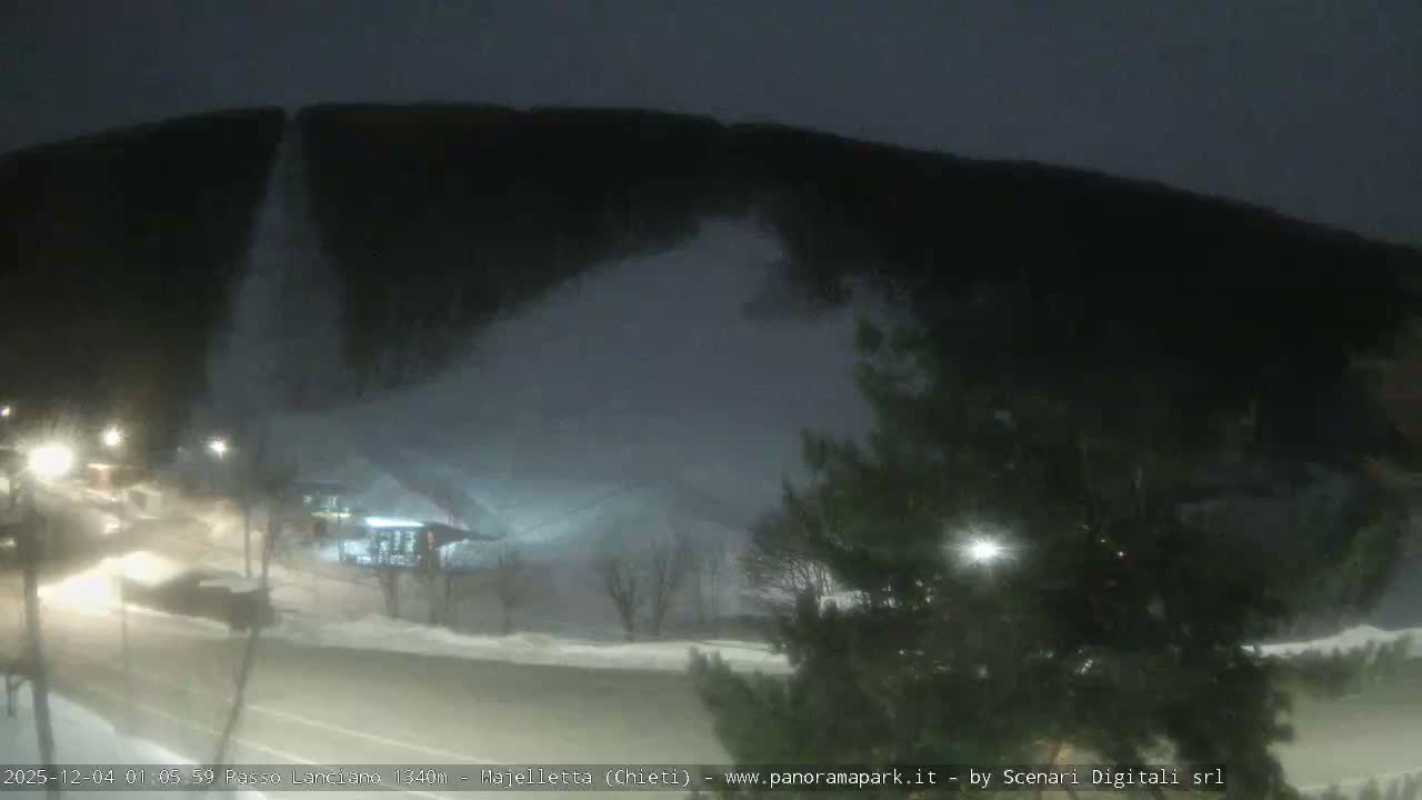 Majelletta, Passo Lanciano Ski Slope Live Cam - Chitei, Abruzzo, Italy