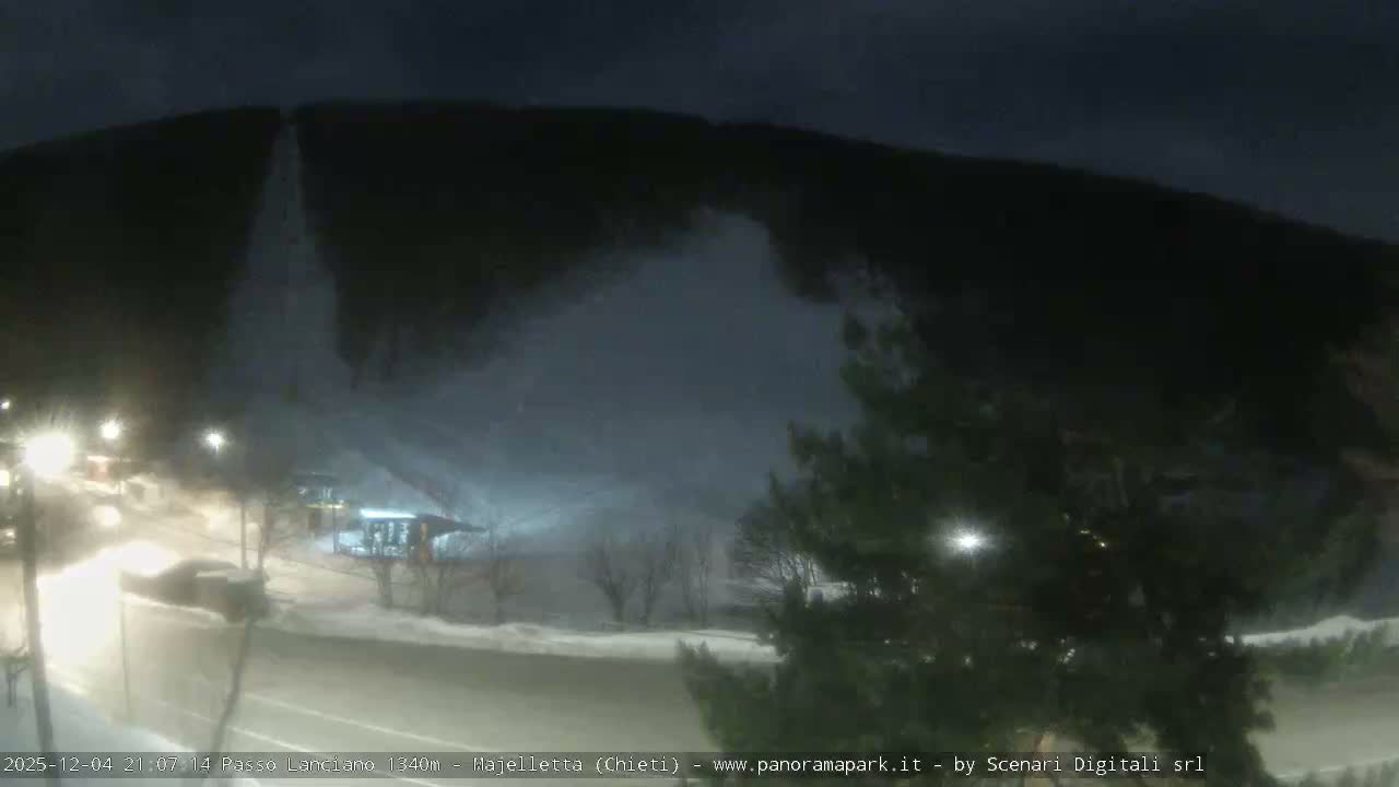 Majelletta, Passo Lanciano Ski Slope Live Cam - Chitei, Abruzzo, Italy