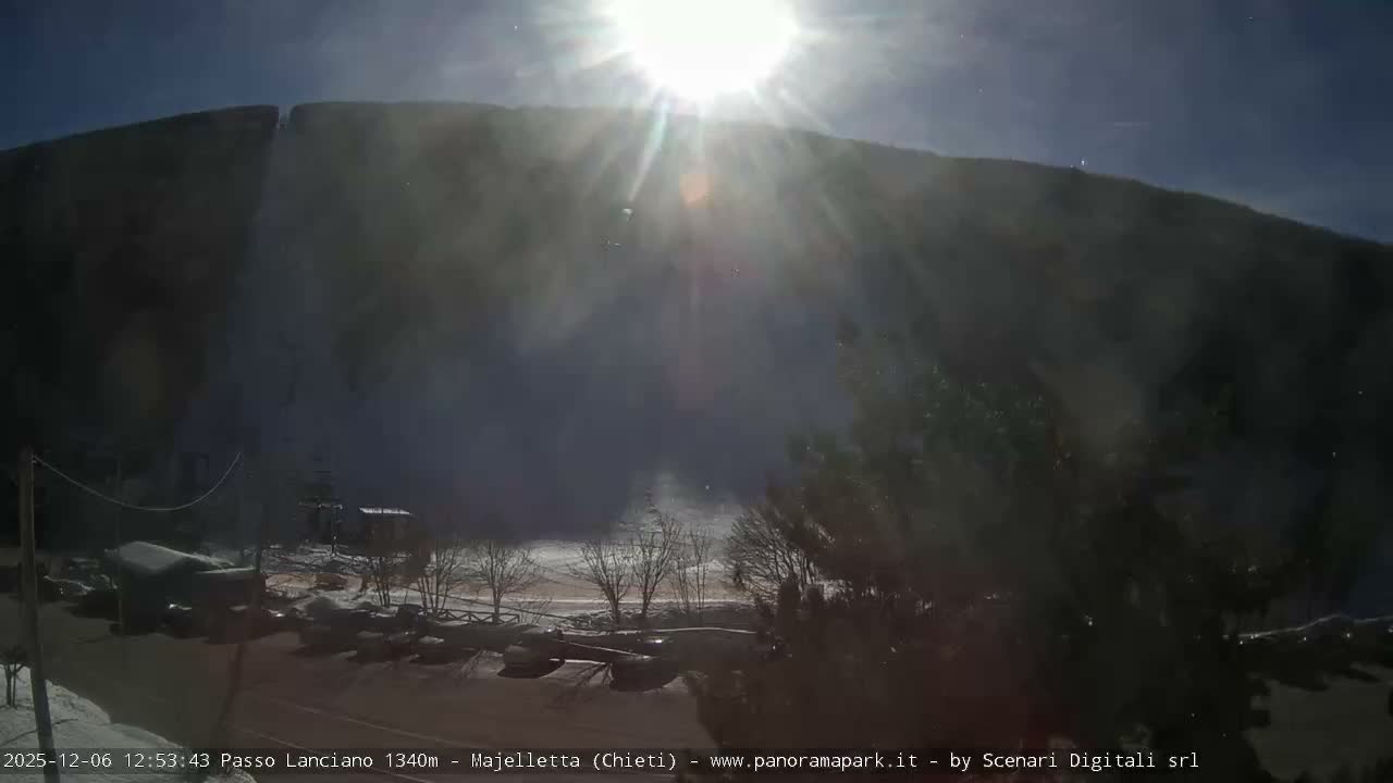 Majelletta, Passo Lanciano Ski Slope Live Cam - Chitei, Abruzzo, Italy