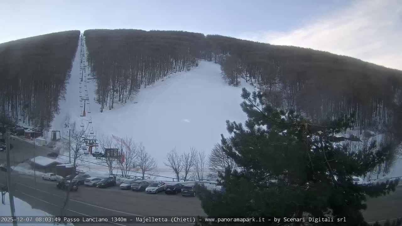 Majelletta, Passo Lanciano Ski Slope Live Cam - Chitei, Abruzzo, Italy