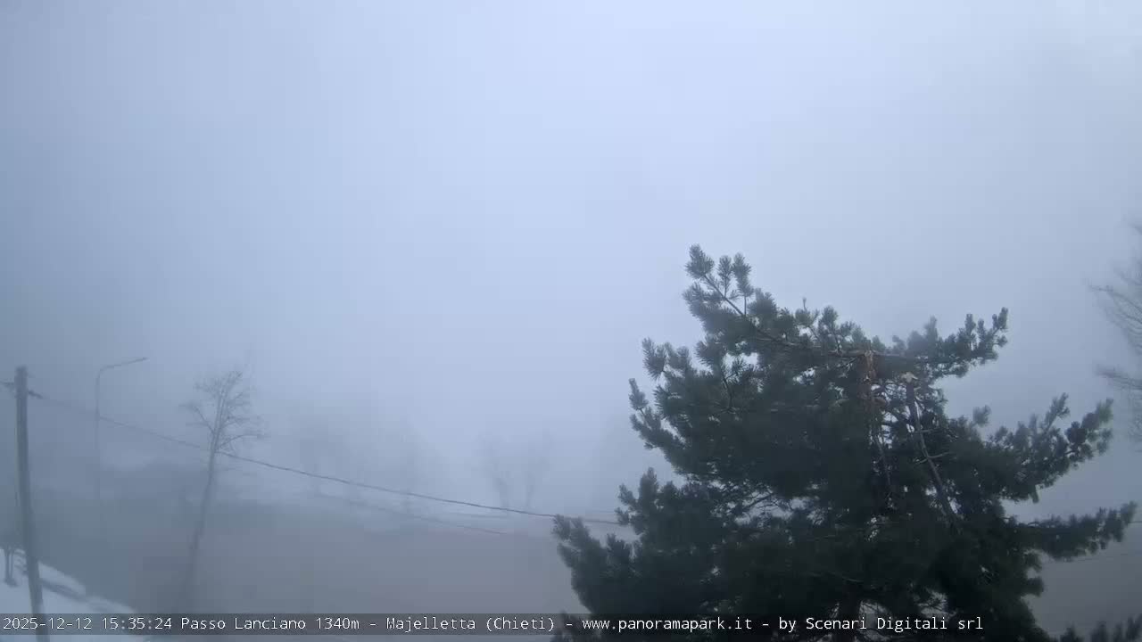 Majelletta, Passo Lanciano Ski Slope Live Cam - Chitei, Abruzzo, Italy
