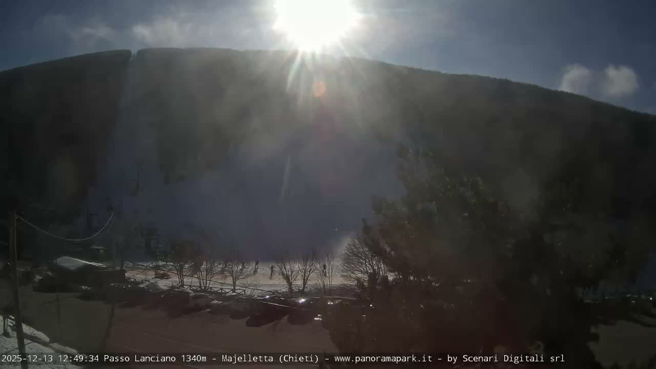Majelletta, Passo Lanciano Ski Slope Live Cam - Chitei, Abruzzo, Italy