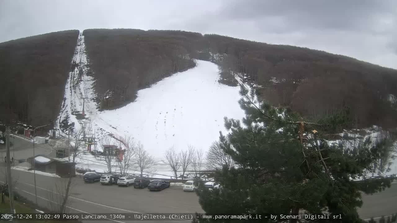 Majelletta, Passo Lanciano Ski Slope Live Cam - Chitei, Abruzzo, Italy