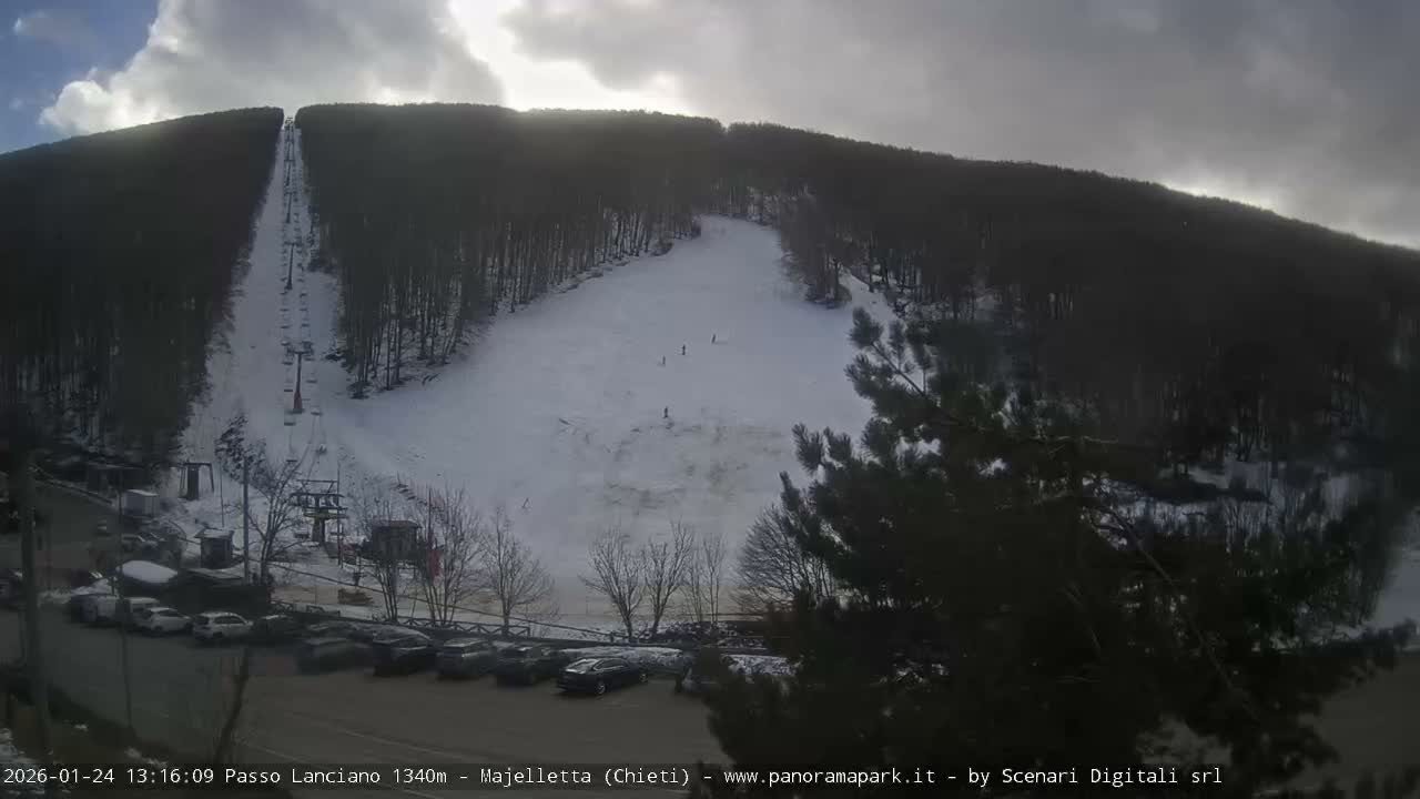 Majelletta, Passo Lanciano Ski Slope Live Cam - Chitei, Abruzzo, Italy