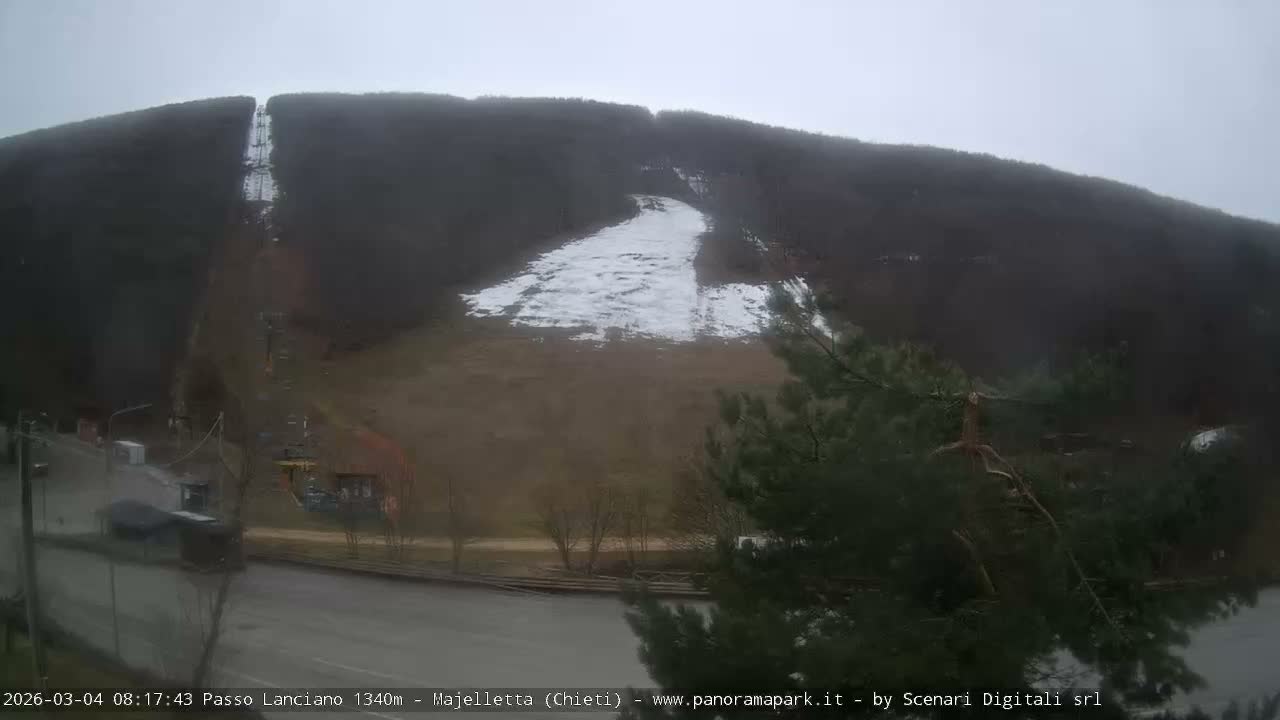 Majelletta, Passo Lanciano Ski Slope Live Cam - Chitei, Abruzzo, Italy