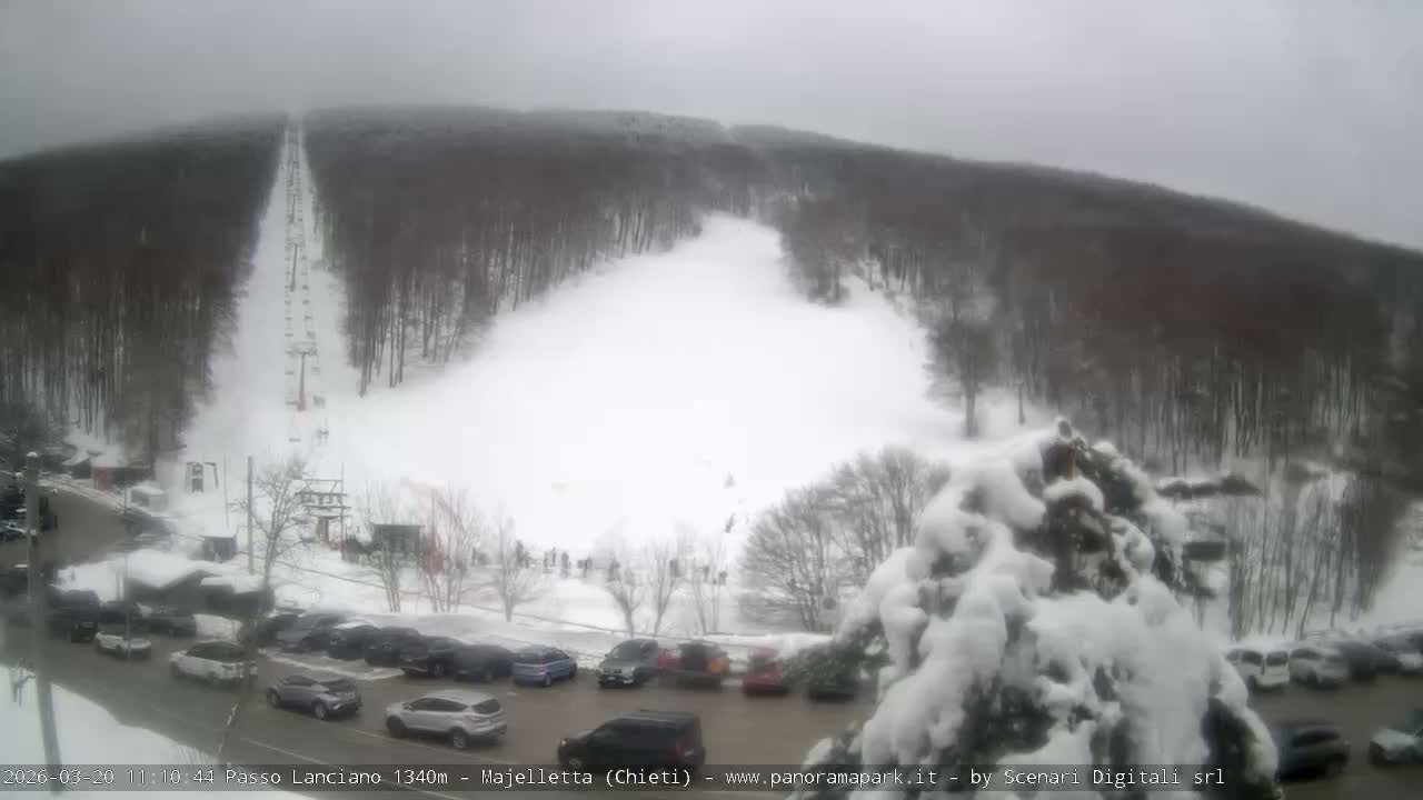 Majelletta, Passo Lanciano Ski Slope Live Cam - Chitei, Abruzzo, Italy