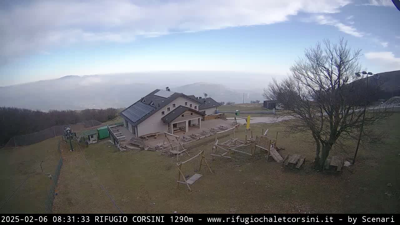 Monte Nerone Mount Panaromic Live Cam - Pesaro & Urbino, Marche, Italy