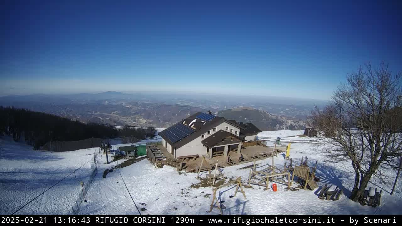 Monte Nerone Mount Panaromic Live Cam - Pesaro & Urbino, Marche, Italy