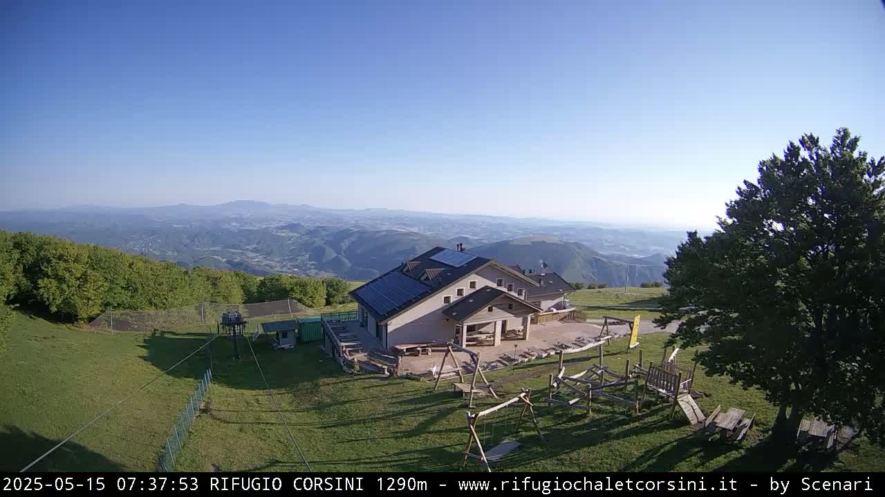 Monte Nerone Mount Panaromic Live Cam - Pesaro & Urbino, Marche, Italy