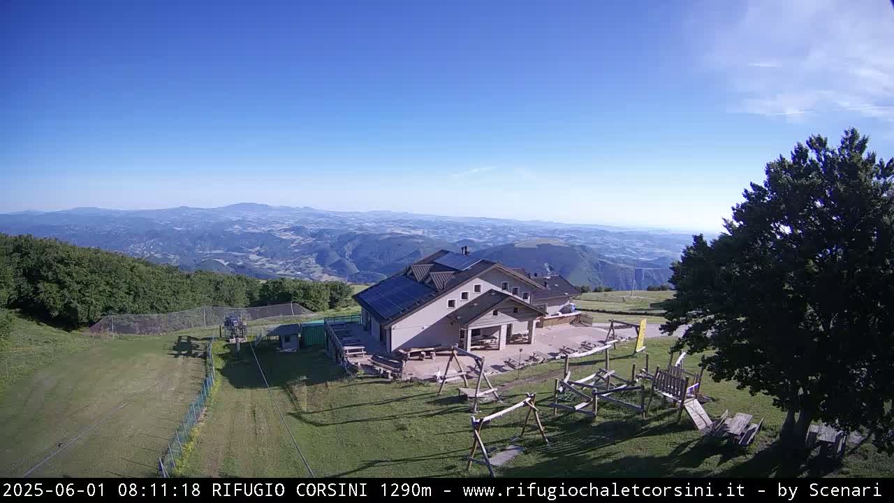 Monte Nerone Mount Panaromic Live Cam - Pesaro & Urbino, Marche, Italy