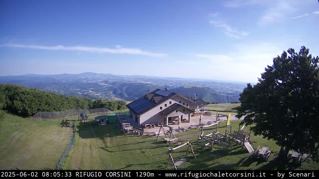 Monte Nerone Mount Panaromic Live Cam - Pesaro & Urbino, Marche, Italy