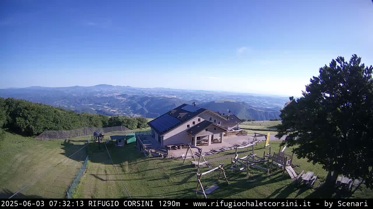 Monte Nerone Mount Panaromic Live Cam - Pesaro & Urbino, Marche, Italy