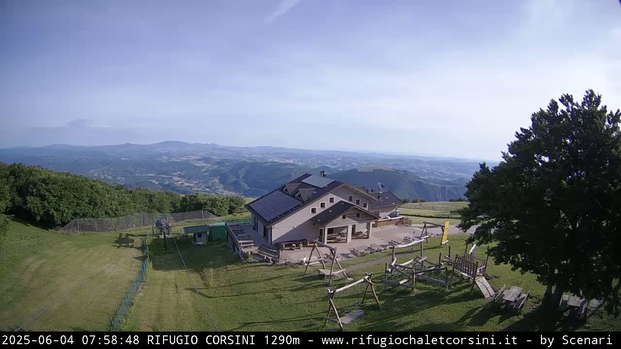 Monte Nerone Mount Panaromic Live Cam - Pesaro & Urbino, Marche, Italy