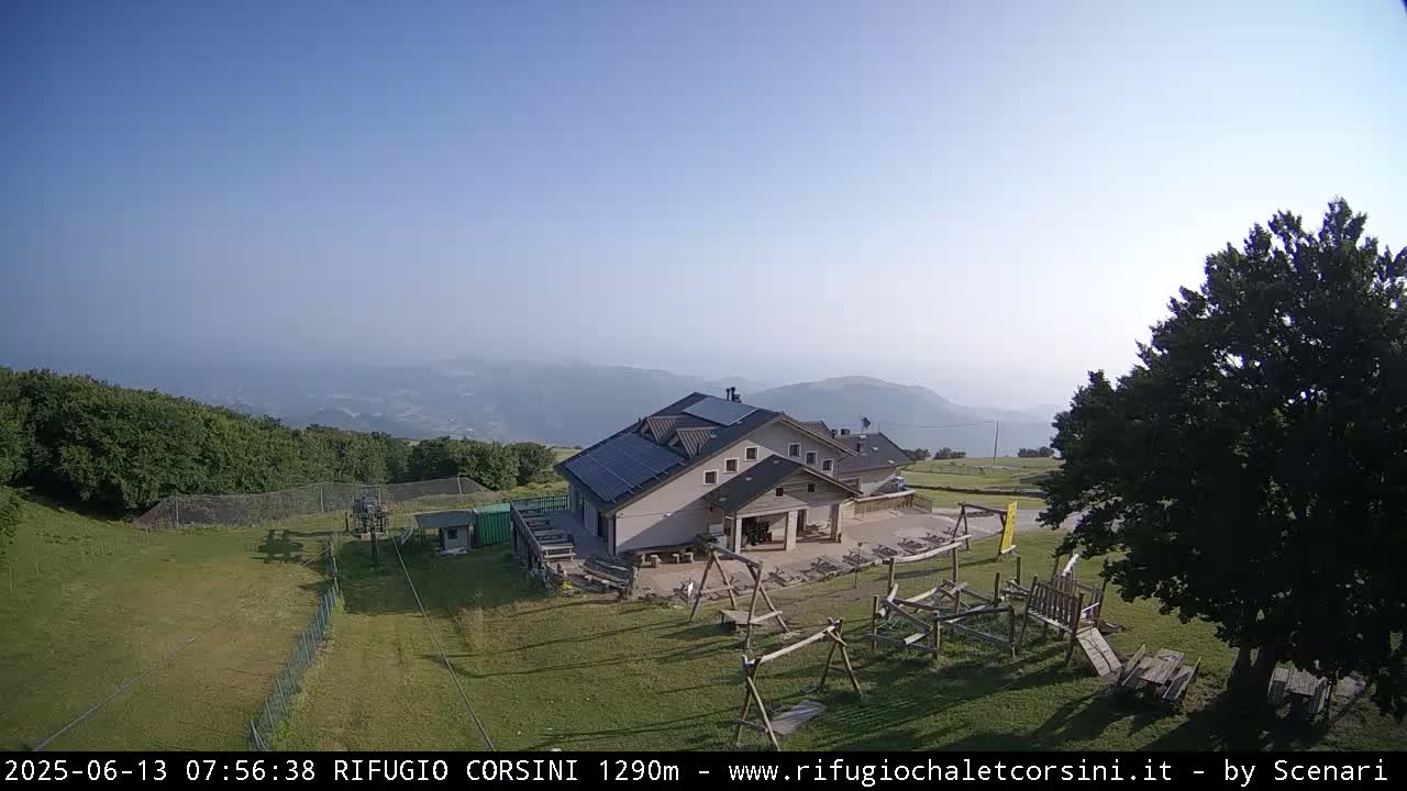 Monte Nerone Mount Panaromic Live Cam - Pesaro & Urbino, Marche, Italy