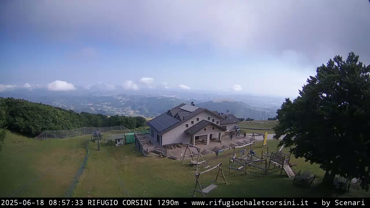 Monte Nerone Mount Panaromic Live Cam - Pesaro & Urbino, Marche, Italy
