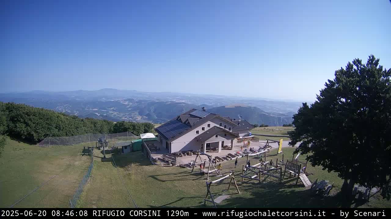 Monte Nerone Mount Panaromic Live Cam - Pesaro & Urbino, Marche, Italy