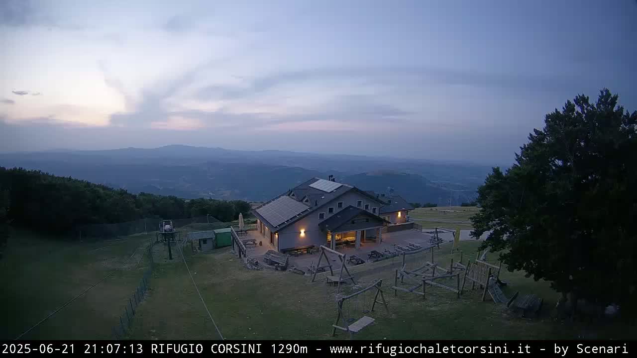 Monte Nerone Mount Panaromic Live Cam - Pesaro & Urbino, Marche, Italy