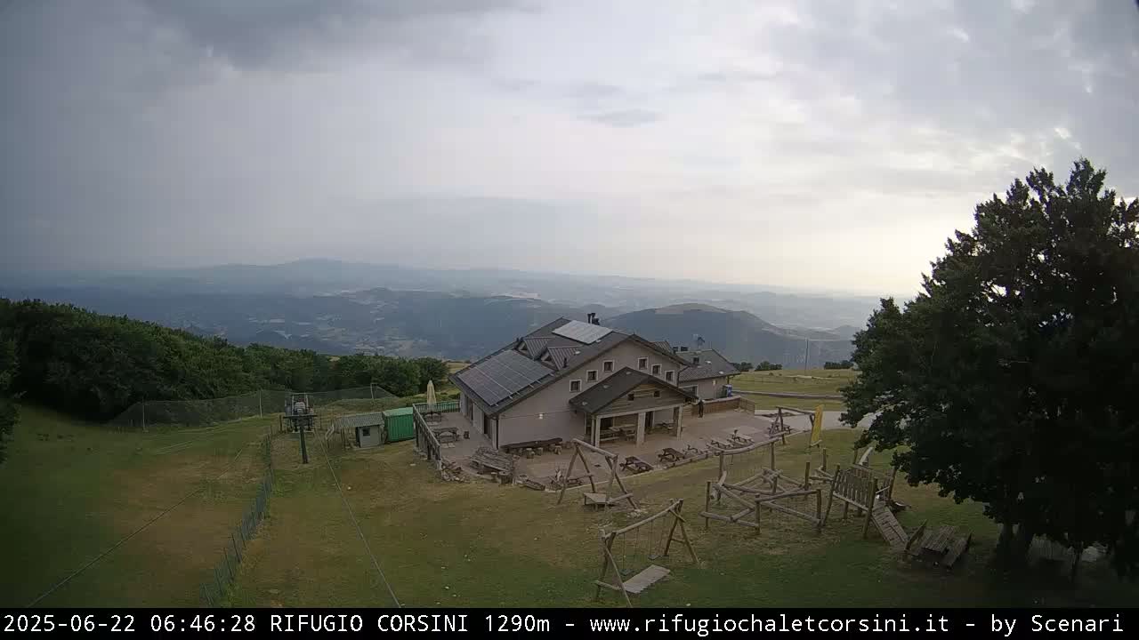 Monte Nerone Mount Panaromic Live Cam - Pesaro & Urbino, Marche, Italy