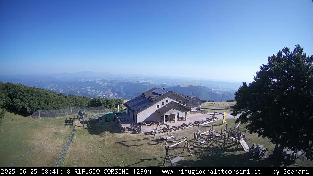 Monte Nerone Mount Panaromic Live Cam - Pesaro & Urbino, Marche, Italy