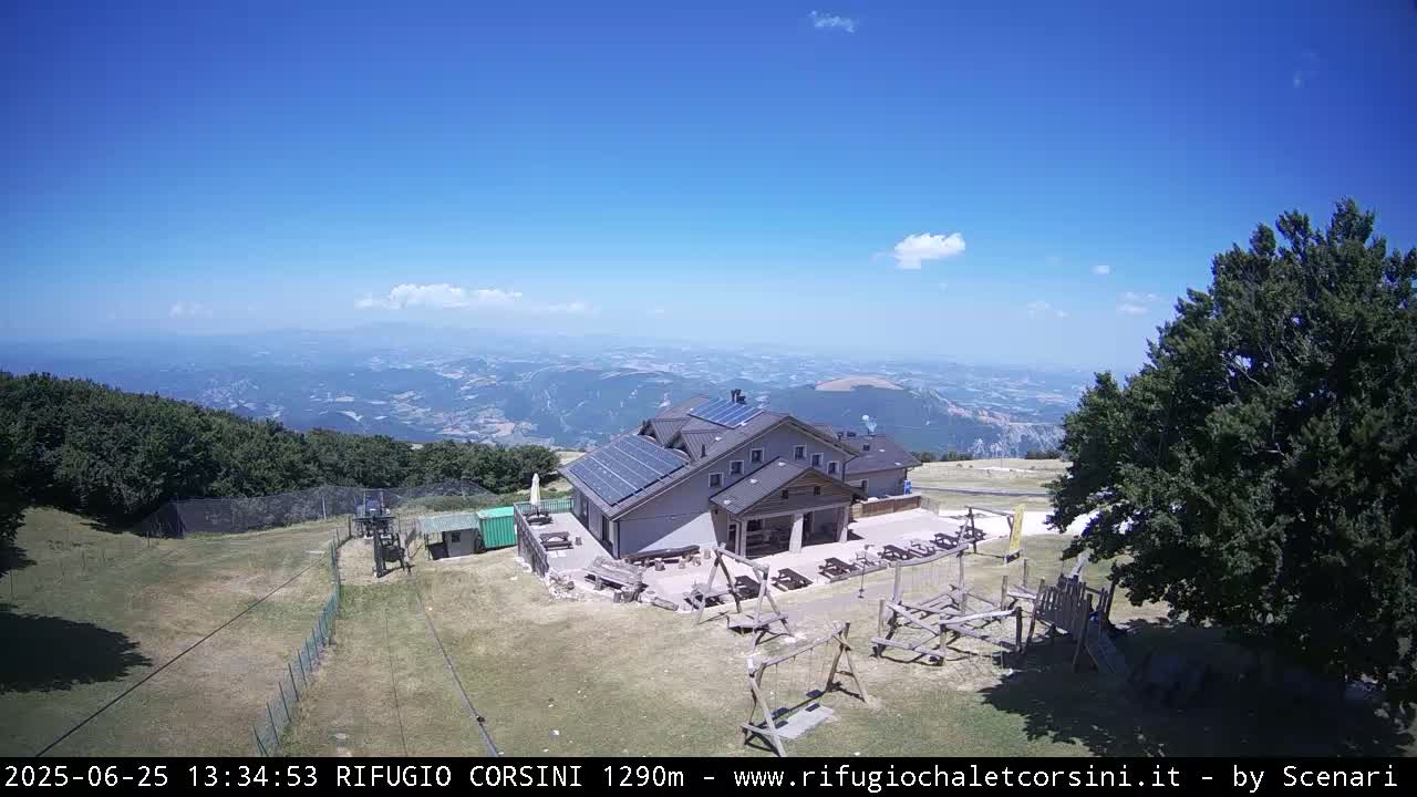 Monte Nerone Mount Panaromic Live Cam - Pesaro & Urbino, Marche, Italy