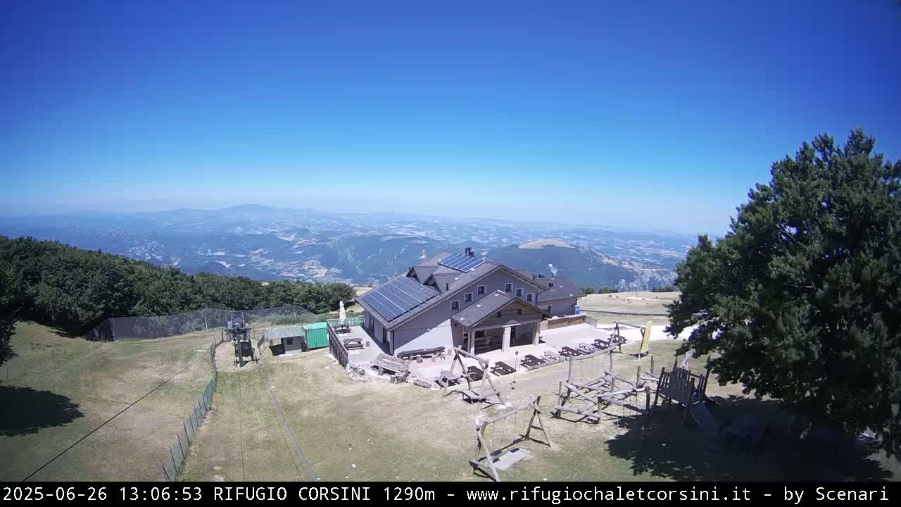 Monte Nerone Mount Panaromic Live Cam - Pesaro & Urbino, Marche, Italy