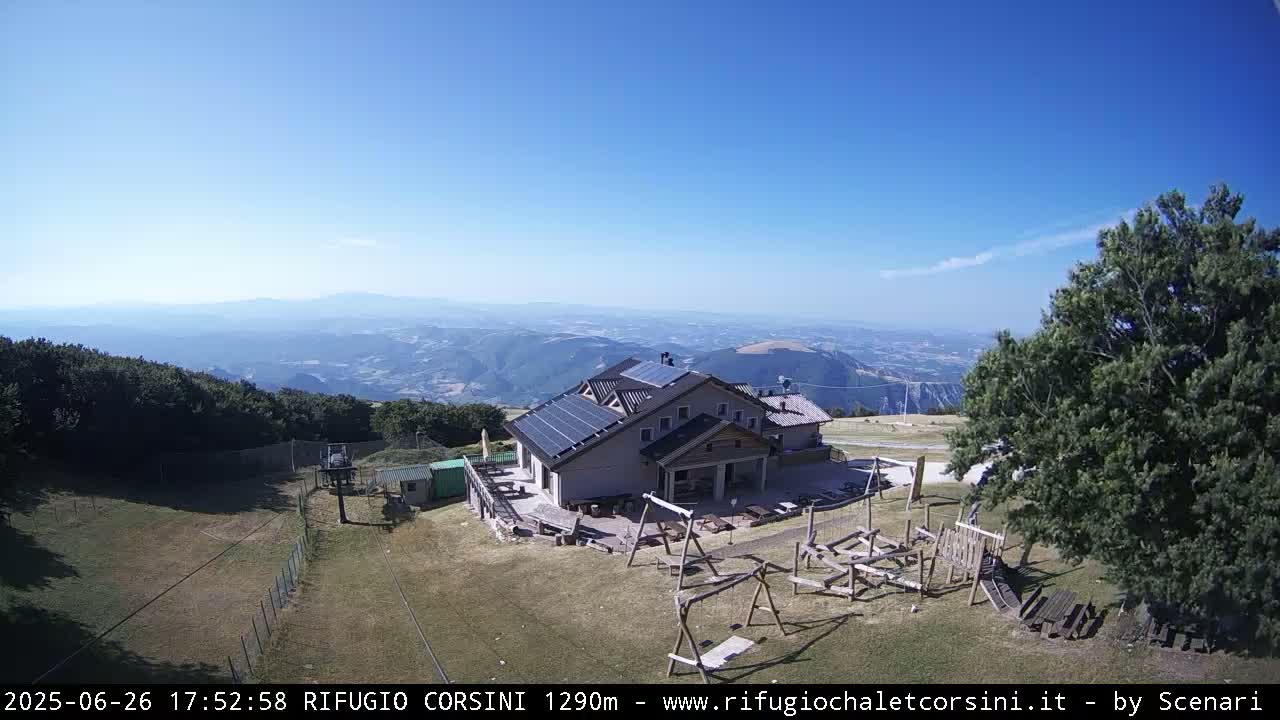 Monte Nerone Mount Panaromic Live Cam - Pesaro & Urbino, Marche, Italy
