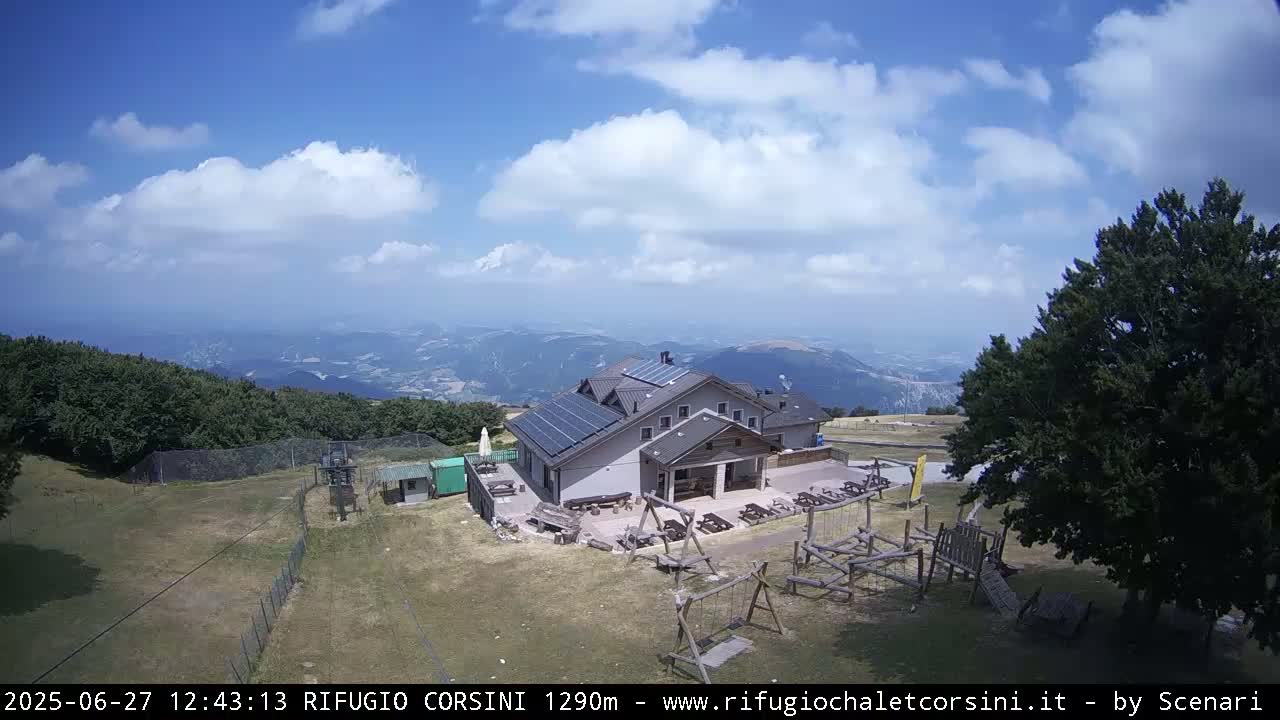 Monte Nerone Mount Panaromic Live Cam - Pesaro & Urbino, Marche, Italy