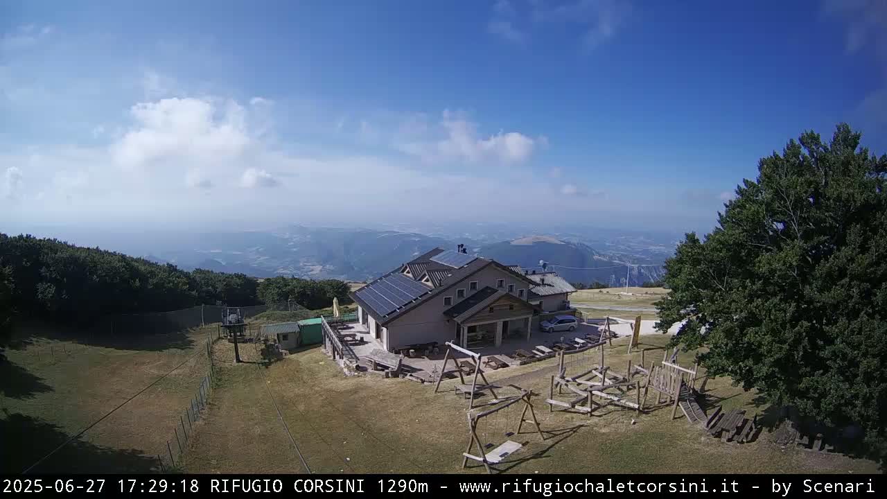 Monte Nerone Mount Panaromic Live Cam - Pesaro & Urbino, Marche, Italy