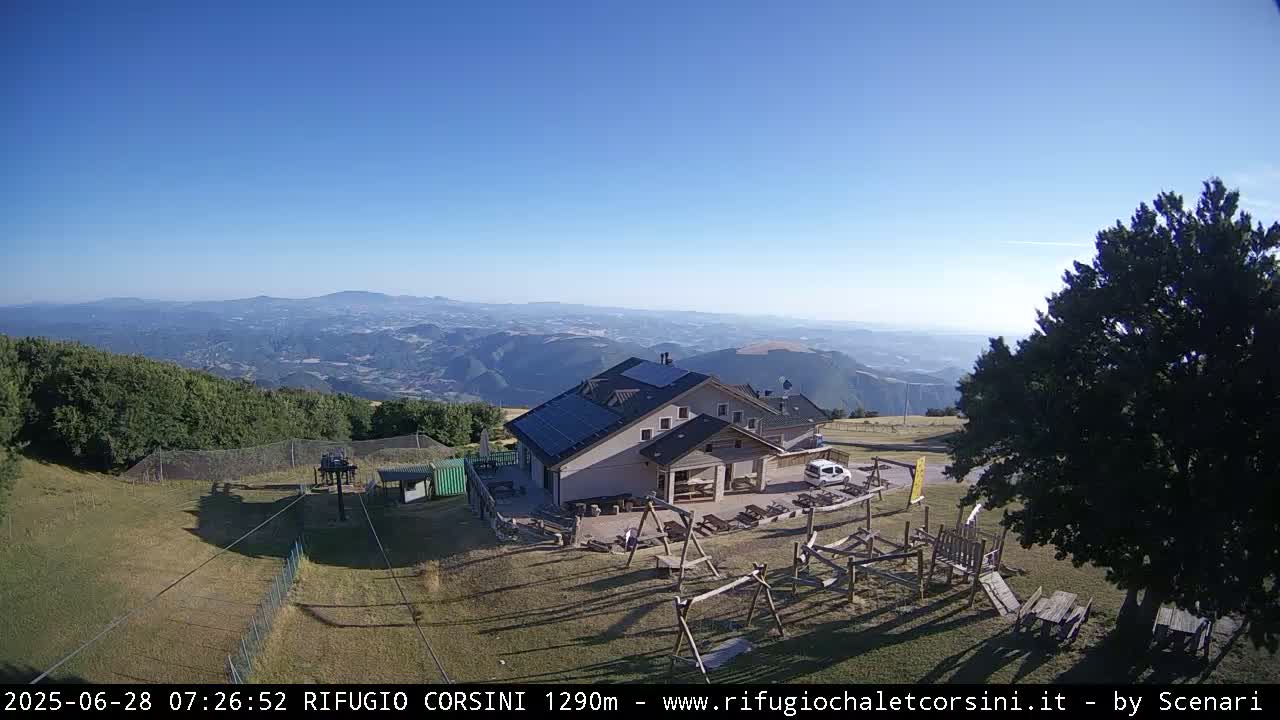 Monte Nerone Mount Panaromic Live Cam - Pesaro & Urbino, Marche, Italy