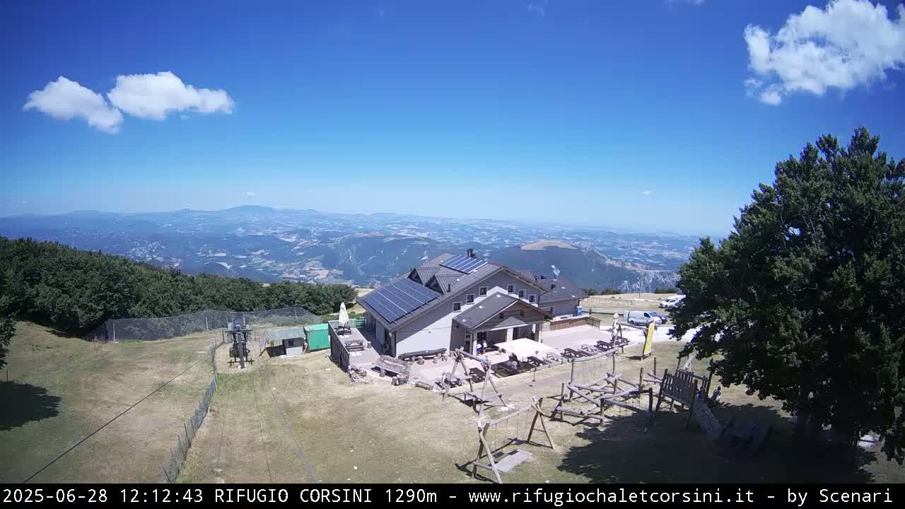 Monte Nerone Mount Panaromic Live Cam - Pesaro & Urbino, Marche, Italy