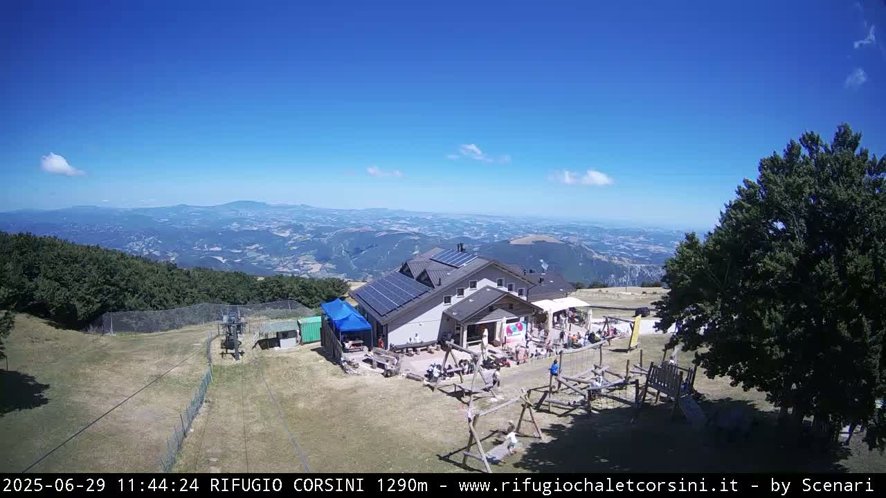 Monte Nerone Mount Panaromic Live Cam - Pesaro & Urbino, Marche, Italy