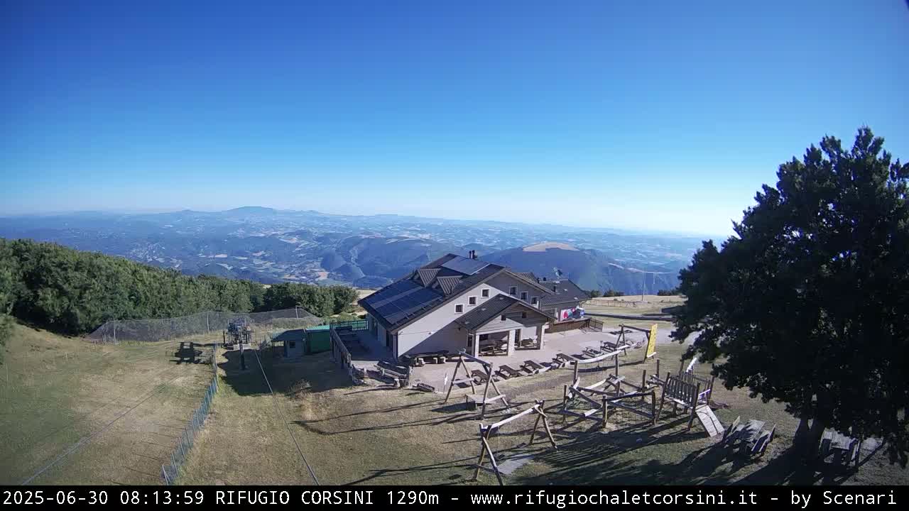 Monte Nerone Mount Panaromic Live Cam - Pesaro & Urbino, Marche, Italy