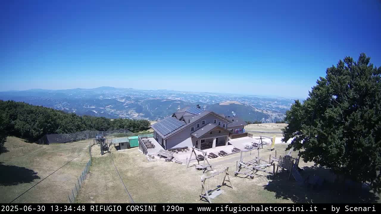 Monte Nerone Mount Panaromic Live Cam - Pesaro & Urbino, Marche, Italy