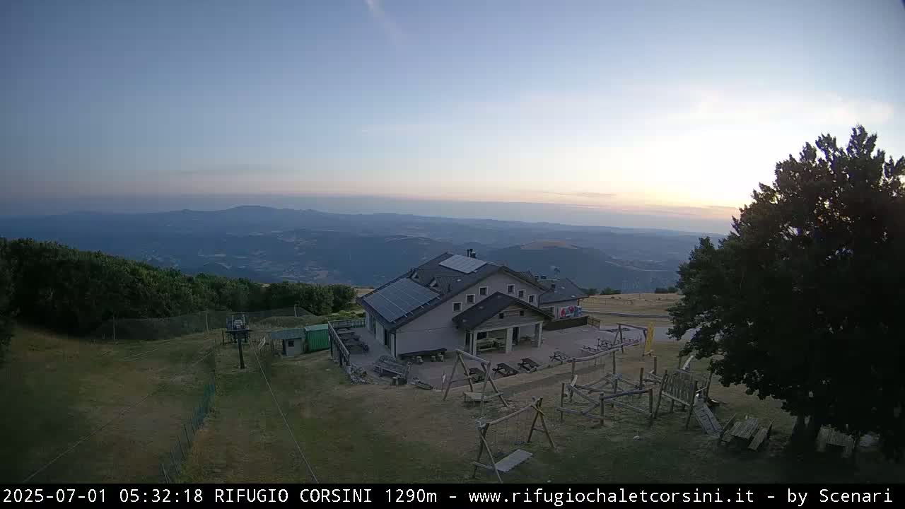 Monte Nerone Mount Panaromic Live Cam - Pesaro & Urbino, Marche, Italy