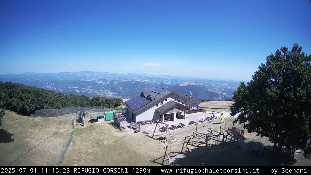 Monte Nerone Mount Panaromic Live Cam - Pesaro & Urbino, Marche, Italy