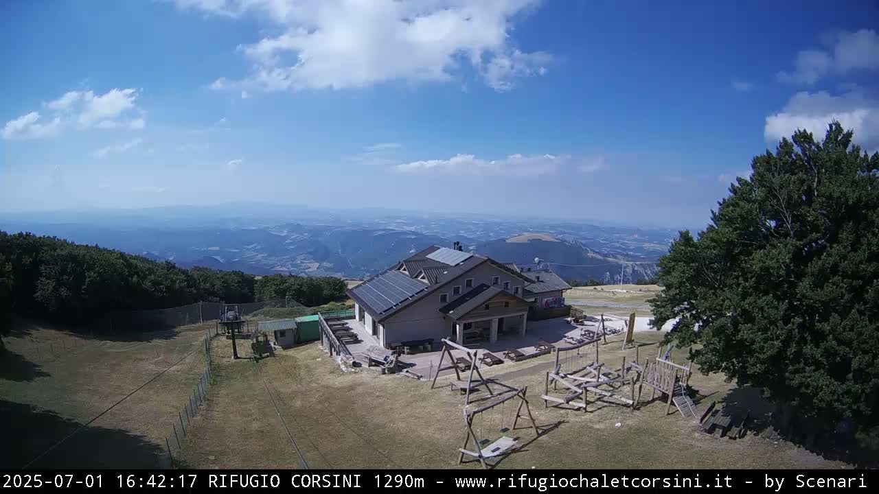 Monte Nerone Mount Panaromic Live Cam - Pesaro & Urbino, Marche, Italy