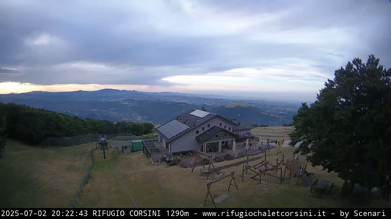 Monte Nerone Mount Panaromic Live Cam - Pesaro & Urbino, Marche, Italy