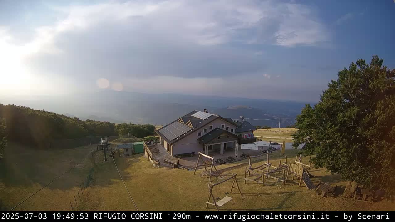 Monte Nerone Mount Panaromic Live Cam - Pesaro & Urbino, Marche, Italy
