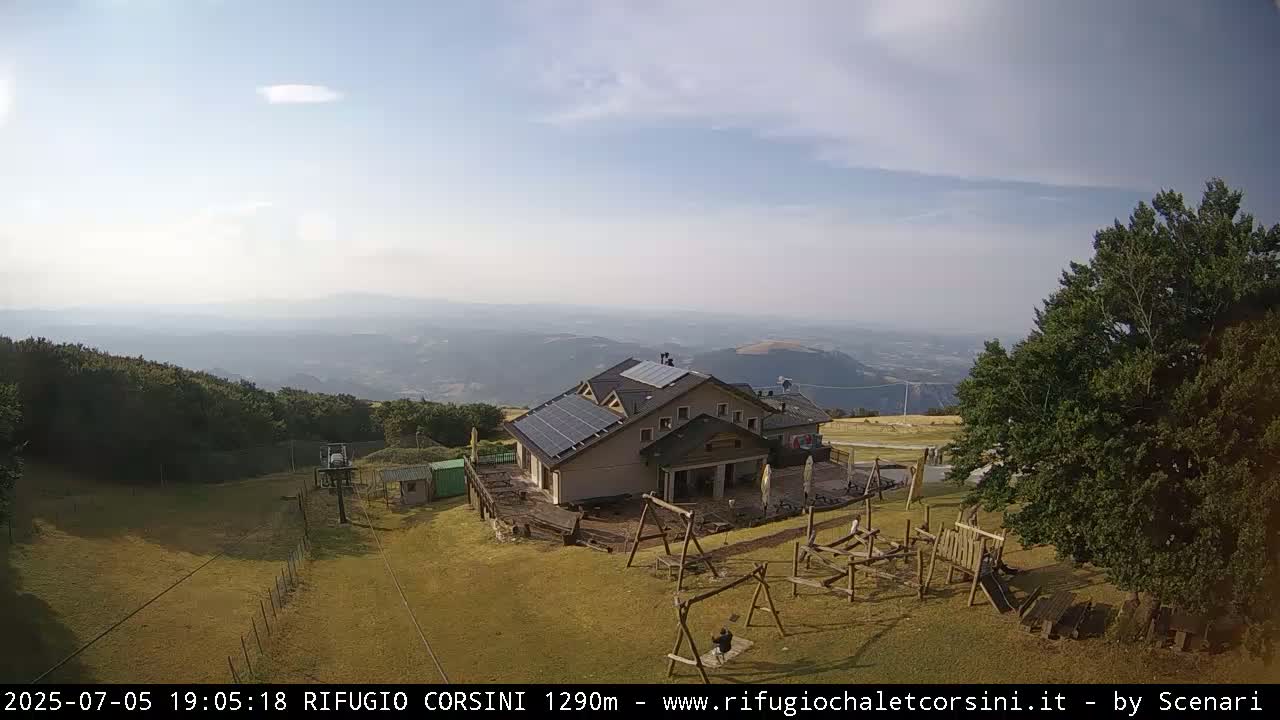 Monte Nerone Mount Panaromic Live Cam - Pesaro & Urbino, Marche, Italy