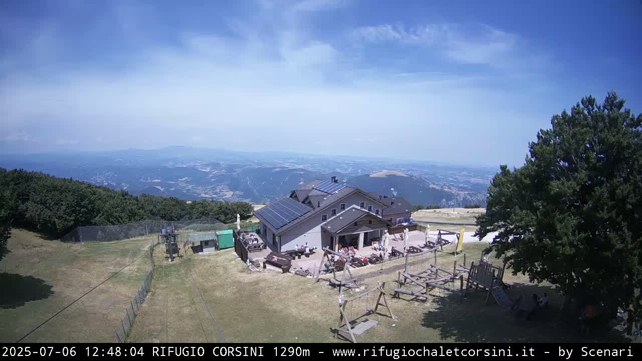 Monte Nerone Mount Panaromic Live Cam - Pesaro & Urbino, Marche, Italy