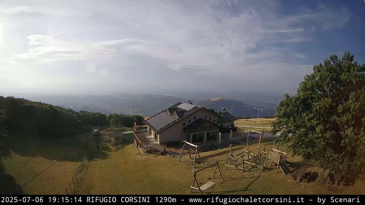 Monte Nerone Mount Panaromic Live Cam - Pesaro & Urbino, Marche, Italy