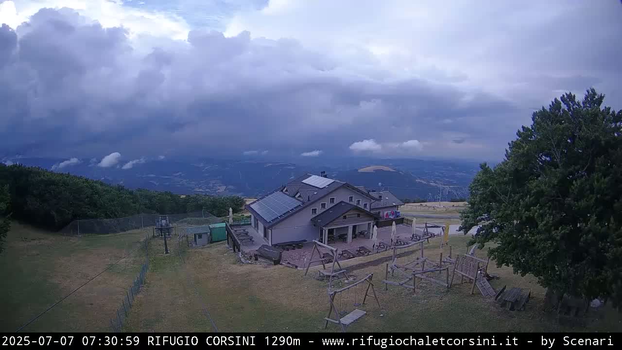 Monte Nerone Mount Panaromic Live Cam - Pesaro & Urbino, Marche, Italy