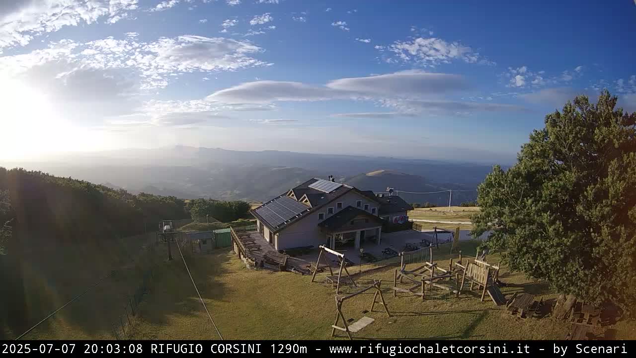 Monte Nerone Mount Panaromic Live Cam - Pesaro & Urbino, Marche, Italy