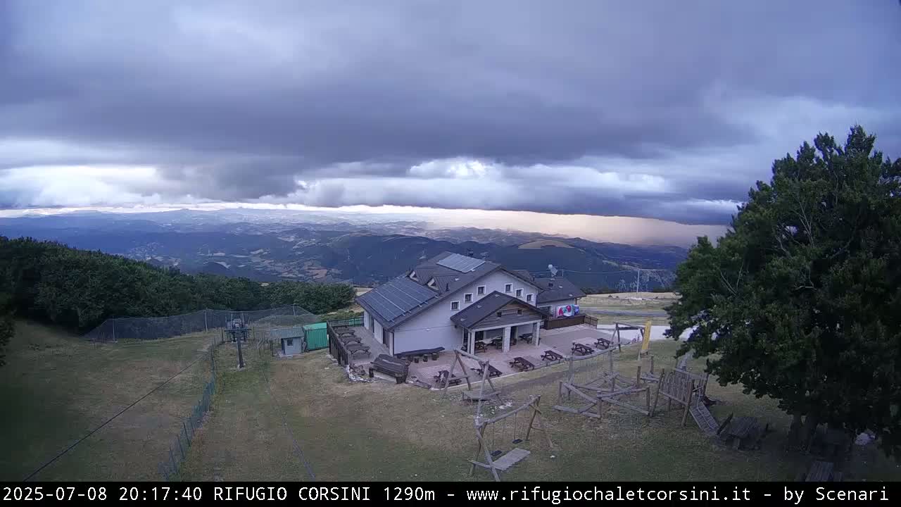 Monte Nerone Mount Panaromic Live Cam - Pesaro & Urbino, Marche, Italy