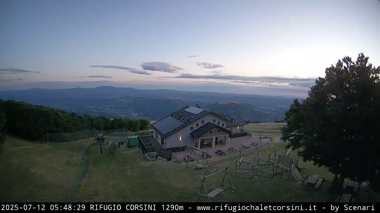Monte Nerone Mount Panaromic Live Cam - Pesaro & Urbino, Marche, Italy