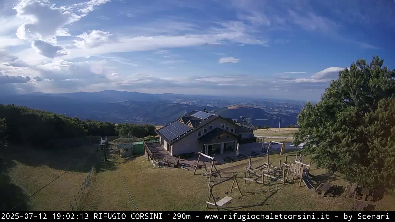 Monte Nerone Mount Panaromic Live Cam - Pesaro & Urbino, Marche, Italy