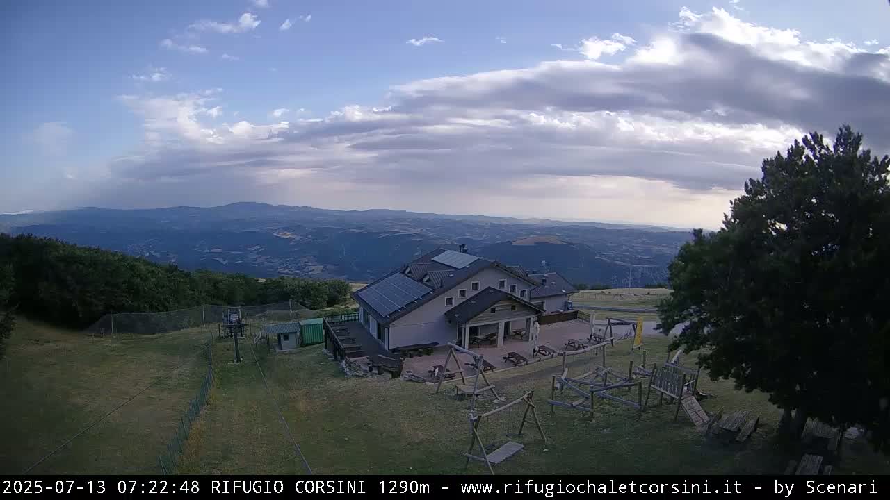 Monte Nerone Mount Panaromic Live Cam - Pesaro & Urbino, Marche, Italy