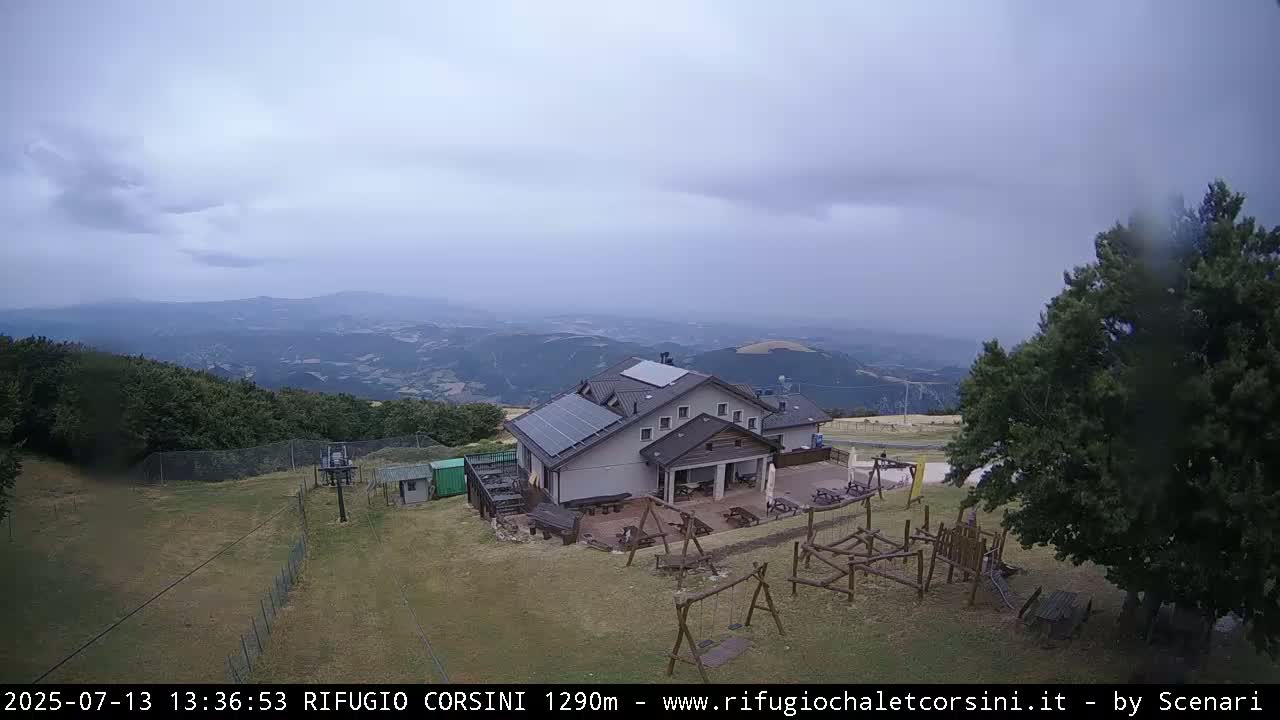 Monte Nerone Mount Panaromic Live Cam - Pesaro & Urbino, Marche, Italy